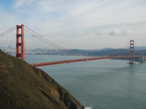When you see this bridge, there's no doubt of your location - San Francisco!