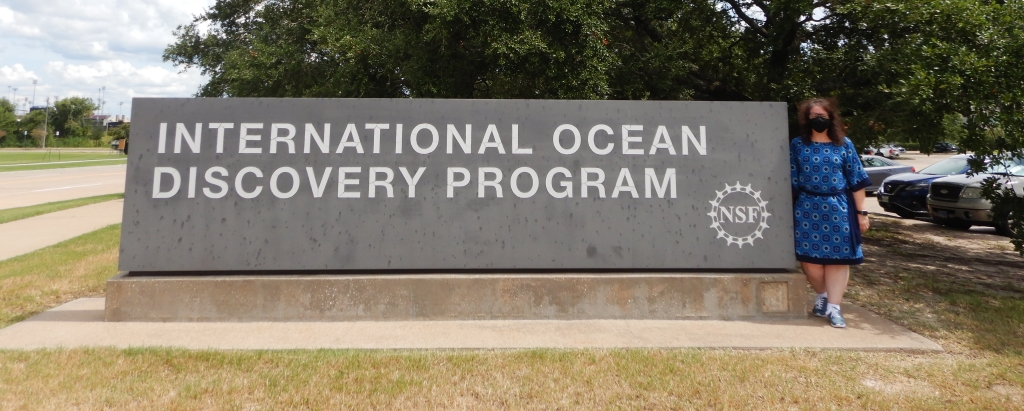 Entrance sign to the IODP facility at Texas A&M